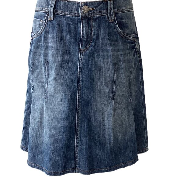 Esprit Denim A-Line Skirt - Picture 1 of 9